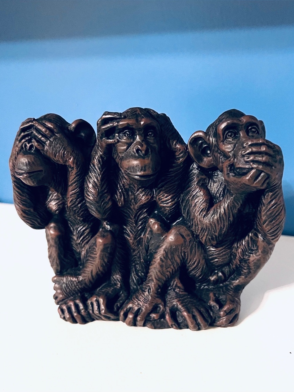 Three Wise Monkeys Art Sculpture
